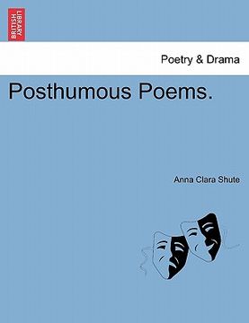 portada posthumous poems. (en Inglés)