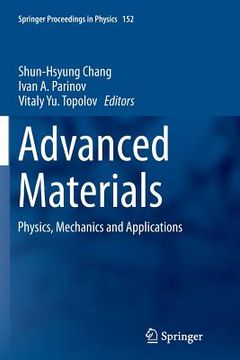 portada Advanced Materials: Physics, Mechanics and Applications (in English)