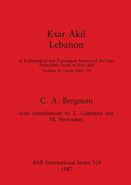 portada Ksar Akil Lebanon (Bar International) (in English)