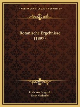portada Botanische Ergebnisse (1897) (en Alemán)