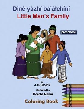 portada Little Man's Family Coloring Book: Preschool Level: Preschool (en Inglés)