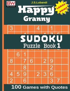 portada Happy Granny Sudoku Puzzle Book 1 (in English)