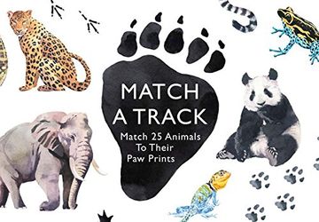 portada Match a Track: Match 25 Animals to Their Paw Prints (Magma for Laurence King) (in English)