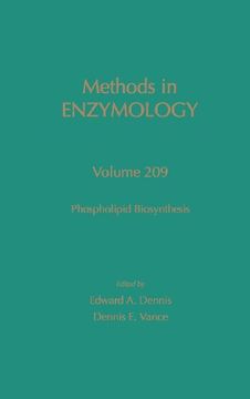 portada Phospholipid Biosynthesis, Volume 209 (Methods in Enzymology) (en Inglés)