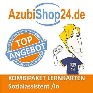 portada Azubishop24. De Kombi-Paket Lernkarten Sozialassistent /In. Ausbildung (en Alemán)