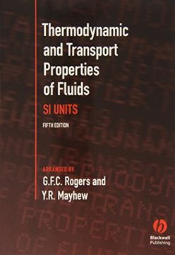 portada thermodynamic and transport properties of fluids (en Inglés)