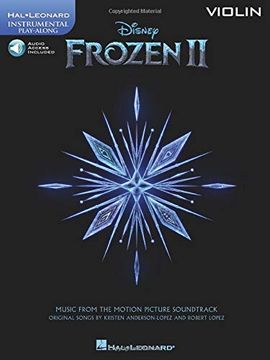 portada Frozen 2: Violin (Hal Leonard Instrumental Play-Along) (en Inglés)