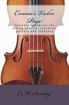 portada connie's violin page (en Inglés)