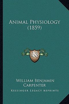 portada animal physiology (1859) (en Inglés)