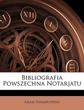 portada bibliografia powszechna notarjatu