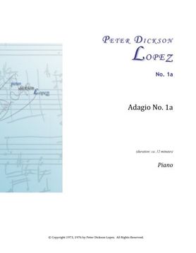 portada Adagio No. 1: No. 1a (Piano)