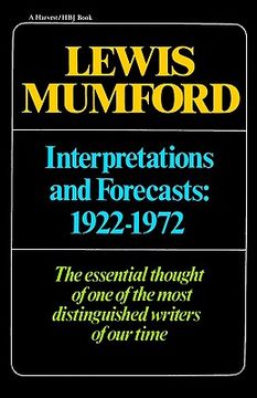 portada interpretations & forecasts 1922-1972: studies in literature, history, biography, technics, and contemporary society (in English)