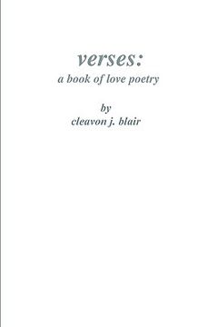 portada verses: a book of love poetry (en Inglés)