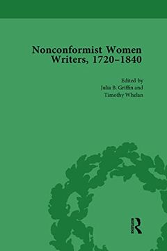 portada Nonconformist Women Writers, 1720-1840, Part I Vol 1 (en Inglés)