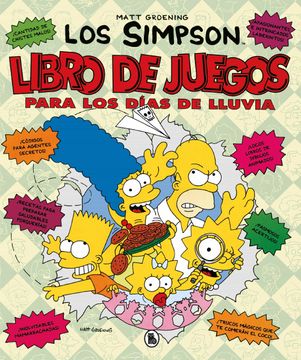portada Libro de Juegos Para los Días de Lluvia (Los Simpson. Actividades) (in Spanish)