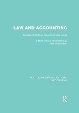 portada Law and Accounting (Rle Accounting): Nineteenth Century American Legal Cases (en Inglés)