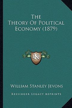 portada the theory of political economy (1879) (en Inglés)