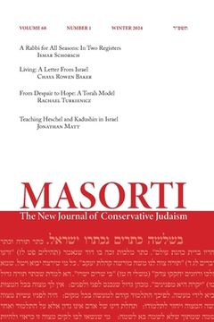 portada Masorti: The New Journal of Conservative Judaism - Winter 2024 (in English)