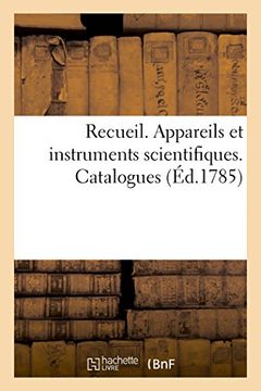 portada Recueil. Appareils Et Instruments Scientifiques. Catalogues (en Francés)