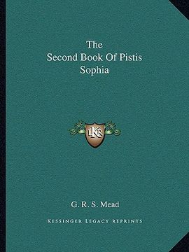 portada the second book of pistis sophia (en Inglés)