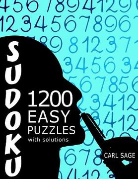 portada Sudoku 1,200 Easy Puzzles With Solutions: A Sudoku Sage Series Book (in English)