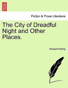 portada the city of dreadful night and other places. (en Inglés)