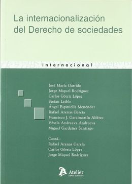 portada La Internacionalizacion del Derecho de Sociedades