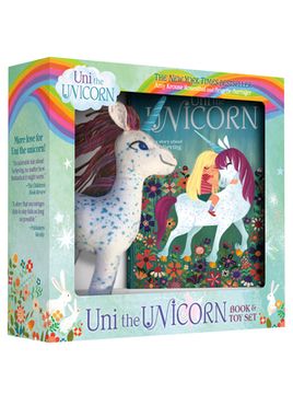 portada Uni the Unicorn Book and toy set (en Inglés)