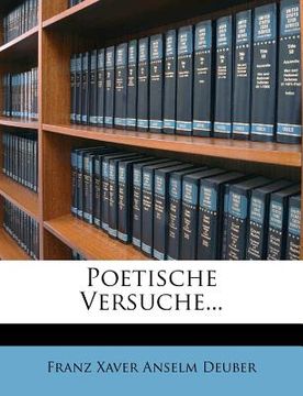 portada Poetische Versuche... (en Alemán)