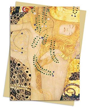 portada Gustav Klimt: Water Serpents i Greeting Card Pack: Pack of 6 (Greeting Cards) (en Inglés)