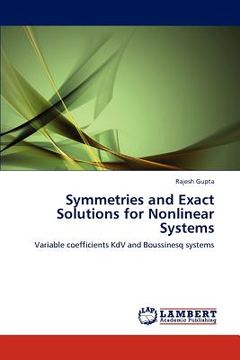 portada symmetries and exact solutions for nonlinear systems (en Inglés)