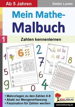 portada Mein Mathe-Malbuch / Band 1: Zahlen Kennenlernen (en Alemán)