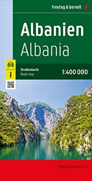 portada Albania, Road map 1: 400,000 (English, French, German, Italian and Spanish Edition)
