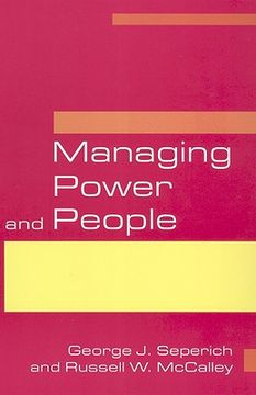 portada managing power and people (en Inglés)