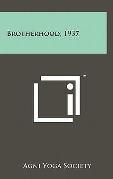 portada brotherhood, 1937 (in English)