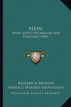 portada nein: with notes vocabulary and exercises (1900) (en Inglés)