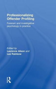 portada professionalizing offender profiling (en Inglés)