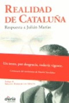 portada Realidad de Cataluña: respuesta a Julián Marías