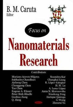 portada focus on nanomaterials research (en Inglés)