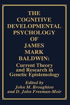 portada the cognitive developmental psychology of james mark baldwin: current theory and research in genetic epistemology