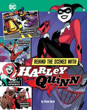 portada Behind the Scenes with Harley Quinn (en Inglés)