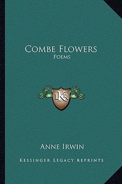 portada combe flowers: poems (en Inglés)