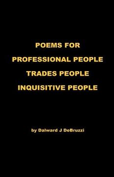 portada poems for professional people - trades people - inquisitive people (en Inglés)