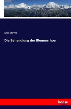 portada Die Behandlung der Blennorrhoe (German Edition)