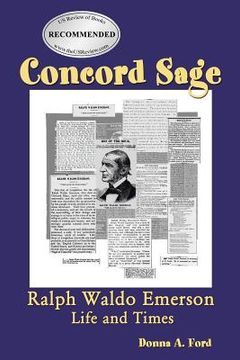 portada Concord Sage: Ralph Waldo Emerson Life and Times (en Inglés)