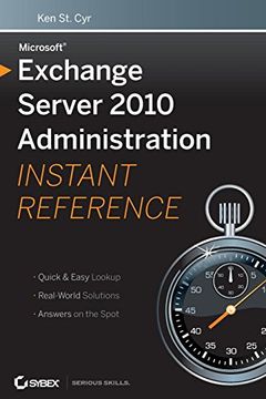 portada Microsoft Exchange Server 2010 Administration Instant Reference (en Inglés)