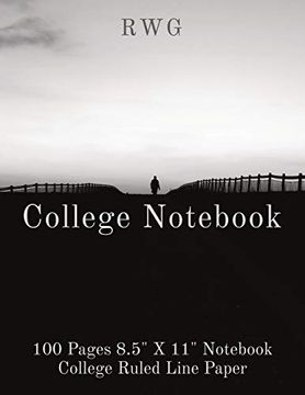 portada College Not: 100 Pages 8. 5" x 11" Not College Ruled Line Paper (en Inglés)