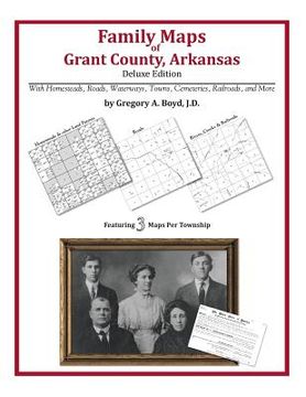 portada Family Maps of Grant County, Arkansas (en Inglés)