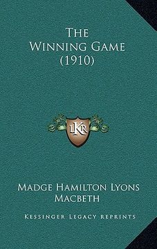 portada the winning game (1910) (en Inglés)