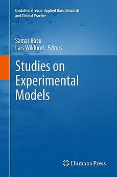 portada studies on experimental models (en Inglés)